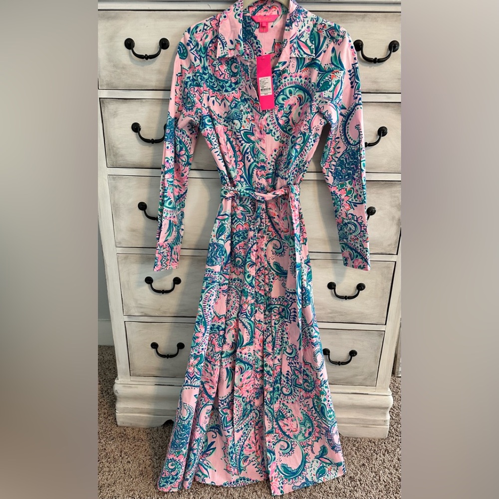 NWT Lilly Pulitzer Mira Shirtdress Size 2